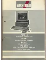 AMSTRAD PC-CD Service Manual preview