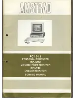 AMSTRAD PC-CM Service Manual preview