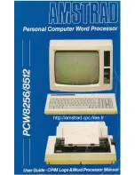 AMSTRAD PCW8256 User Manual preview