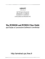 Предварительный просмотр 3 страницы AMSTRAD PCW8256 User Manual