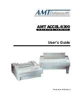 AMT Datasouth ACCEL-6300 User Manual preview