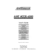 Предварительный просмотр 2 страницы AMT Datasouth ACCEL-6300 User Manual