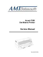 Предварительный просмотр 1 страницы AMT Datasouth Accel-7350 Service Manual