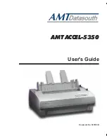 Preview for 1 page of AMT Datasouth AMT ACCEL-5350 User Manual