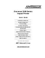 Preview for 2 page of AMT Datasouth documax 3300 User Manual