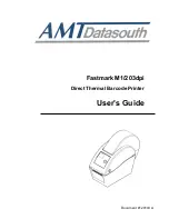 AMT Datasouth Fastmark M1/203dpi User Manual preview