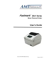 AMT Datasouth Fastmark Z5DT Series User Manual preview