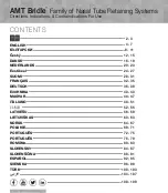 Preview for 2 page of AMT Bridle Pro Directions, Indications, & Contraindications For Use