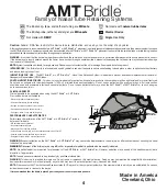 Preview for 6 page of AMT Bridle Pro Directions, Indications, & Contraindications For Use