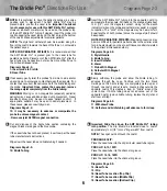 Preview for 8 page of AMT Bridle Pro Directions, Indications, & Contraindications For Use