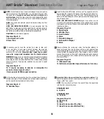 Preview for 8 page of AMT Bridle Standard Directions, Indications, & Contraindications For Use