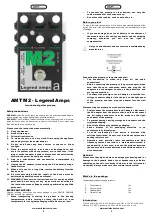 AMT M2 Instructions предпросмотр