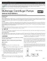 AMT MSV1 Series Specifications Information And Repair Parts Manual preview