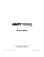 AMT Pangaea CP-100PX User Manual preview