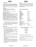 Предварительный просмотр 2 страницы AMT SS-30 User Manual