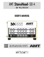 AMT StoneHead-50-4 User Manual предпросмотр