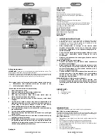 AMT TDD-3 User Manual preview