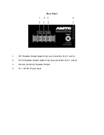 Preview for 4 page of AMTC EQ-AMP08W Instruction Manual