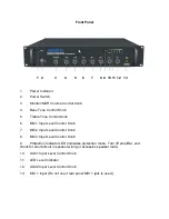 Preview for 4 page of AMTC EQ-AMP120 Instruction Manual