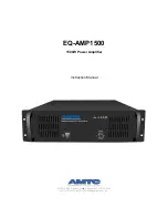 Preview for 1 page of AMTC EQ-AMP1500 Instruction Manual