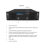 Preview for 4 page of AMTC EQ-AMP1500 Instruction Manual