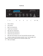 Preview for 4 page of AMTC EQ-AMP20W Instruction Manual