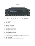 Preview for 4 page of AMTC EQ-AMP350 Instruction Manual