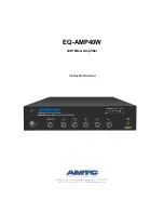 Preview for 1 page of AMTC EQ-AMP40W Instruction Manual