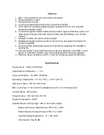 Preview for 2 page of AMTC EQ-AMP40W Instruction Manual