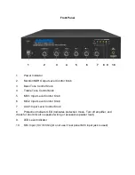 Preview for 4 page of AMTC EQ-AMP40W Instruction Manual