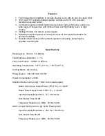 Preview for 2 page of AMTC EQ-AMP4X6 Instruction Manual