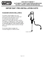 AMTC HY-GENIE ASD-600 Installation & Operation Manual предпросмотр