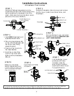 Предварительный просмотр 4 страницы AMTC HYBRIDFLUSH AEF-801 SERIES Installation And Owner'S Manual