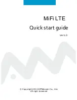 AMTelecom MiFi LTE AMR510 Quick Start Manual preview