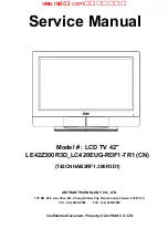 Preview for 1 page of Amtran LE42Z300R3D_LC420EUG-RDF1-7R1 (CN) Service Manual