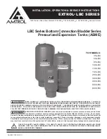 Preview for 1 page of Amtrol EXTROL 35 LBC Installation, Operation & Service Instructions