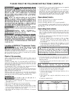 Preview for 2 page of Amtrol EXTROL 35 LBC Installation, Operation & Service Instructions