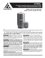 Amtrol EXTROL EX Series Installation & Operation Instructions preview