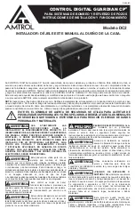 Preview for 5 page of Amtrol GUARDIAN CP DC2 Installation & Operation Instructions