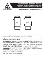 Preview for 1 page of Amtrol HWBT120-2 Installation & Operation Instructions