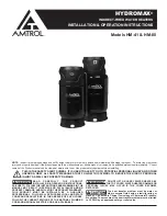 Preview for 1 page of Amtrol HYDROMAX HM-41 Installation & Operation Instructions