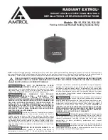 Amtrol Radiant Extrol RX-15 Installation & Operation Instructions preview