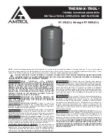 Amtrol THERM-X-TROL ST-35LCL Installation & Operation Instructions предпросмотр