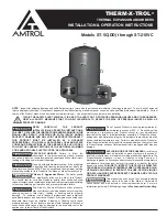 Preview for 1 page of Amtrol THERM-X-TROL ST-5C Installation & Operation Instructions