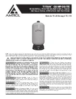 Amtrol TITAN TC-20 Instruction Manual предпросмотр