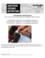 Preview for 1 page of AmTryke 30-40-0702S Adaptation Assembly Instructions