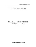 Amtune Technology AM-HM404 User Manual предпросмотр