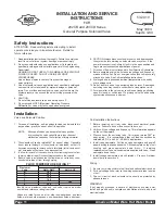 Preview for 12 page of AMW 815 Installation, Operation & Service Manual