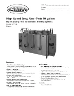 AMW 87710E Specification Sheet предпросмотр