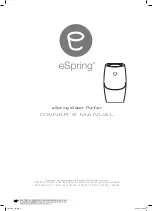 Предварительный просмотр 1 страницы Amway eSpring 10-0185-CA Owner'S Manual